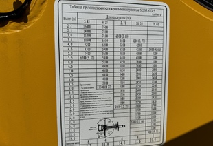 JAC N350 6×4 (35т) КМУ SQS 350-5 (14т) БОРТ 7,5×2,55×0,6м